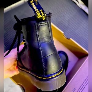 TODDLER 1460 SOFTY T LEATHER LACE UP BOOTS